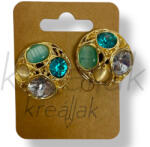  Kék köves fülbevaló - kreallak - 2 400 Ft