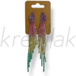  Szivárvány luxus bojt fülbevaló