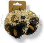  Fekete szőr csipke fülbevaló