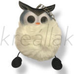  Fehér bagoly kulcstartó