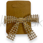  Arany színű köves masni hajcsipesz