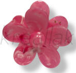  Pink márvány virág hajcsat