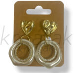  Arany szíves fülbevaló