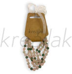  Ásvány nyaklánc fehér zöld színben