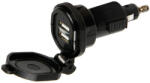 LAMPA DIN-Tech 2 - USB Töltőfej DIN-steckerbe - 3000mA - 12/32V (0138882)