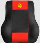 Momo Memóriahabos Háttámasz Fekete-Piros/Sárga Logó (LSECBR)