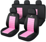 A-life Univerzális üléshuzat szett - pink/fekete 9 részes (AS107679)