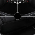 Autolife Puha szőrös ülésvédő szett - fekete (02225) - akcio-shop