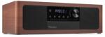 Audizio LUNATA Microsistem all-in-one premium, 2x50W, stereo, Bluetooth/CD/MP3/USB/DAB+, maro inchis/negru, Audizio (102.391)