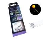 Wind Blade Set carlige legate cu spin de 10 cm, carlig 12, fir textil de 0.16 mm