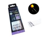 Wind Blade Set carlige legate cu spin de 10 cm, carlig 10, fir textil de 0.16 mm
