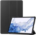 Cellect Samsung Tab S9 FE husă pliabilă cu stand, interior din velur, Negru (TABCASE-SAM-S9FE-BK)