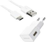 Samsung hálózati töltő USB aljzat (8W + Type-C kábel) FEHÉR (82034)