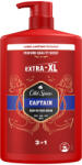 Old Spice Captain Férfi 3 az 1-ben Sampon és Tusfürdő, 1000 ml