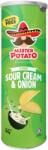 Mister Potato gluténmentes chips hagymás tejfölös 160 g