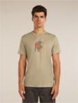 Icebreaker Merino 150 Tech Lite SS Tee Bear Catch férfi funkcionális póló XL / bézs