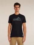 Icebreaker Merino Blend 125 Cool-Lite Sphere SS Tee Beta férfi funkcionális póló XXL / fekete