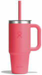 Hydro Flask All Around Travel Tumbler 24 oz (709 ml) thermo bögre rózsaszín/burgundi vörös