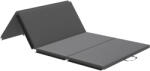 HOMCOM Covoraș de Gimnastică Pliabil, Saltea de Fitness Groasă de 5 cm și Antiderapantă, 240x120 cm, Gri | Aosom Romania (A50-011V00GY)