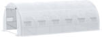 Outsunny Seră de grădină 18 m2, cu ușă și pereți laterali, 12 ferestre, structură din oțel PE, Anti-UV, 6L x 3l x 2H m, alb | Aosom Romania (845-612WT)