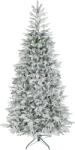 HOMCOM Brad de Crăciun Înzăpezit, cu Bază Metalică Pliabilă, 210cm | Aosom Romania (83C-098V03GN)