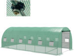 Outsunny Invernator de Tunel 6x3x2 m cu Sistem de Irigații Integrat 12 Ferestre cu Plasă și 1 Ușă Rulabilă Verde | Aosom Romania (845-949V03GN)