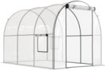 Outsunny Sera 3 x 2 x 2m cu Usa Rulanta si Fereastra, Transparent | Aosom Romania (84H-070V00CR)