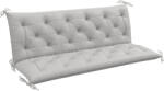 Outsunny Pernă de bancă pentru 3 persoane 150x98x8 cm, Bankpolster für Gartenmöbel Hollywoodschaukel, Gri deschis | Aosom Romania (84B-136V00LG)
