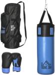 HOMCOM Set Sac de Box cu Mănuși, Cârlige și Geantă de Transport, Ø25x102 cm, Albastru | Aosom Romania (A91-196) Sac de box