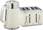 HOMCOM Fierbător 1, 7 L 2200 W cu funcție de fierbere rapidă, filtru anticalcar și prăjitor cu 4 fante și 7 trepte de rumenire, alb-crem | Aosom Romania (800-266V90CW) Fierbator