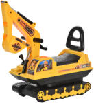 HomCom Excavator de jucarie pentru copii HOMCOM, 78x24x58, 5cm, galben | Aosom Romania (370-123)