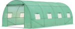 Outsunny Seră cu folie, seră walk-in, tunel din folie, seră, plastic, oțel, verde | Aosom Romania (845-145V01)