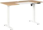 Vinsetto Birou Înălțime Reglabilă Electric Vinsetto 140 x 70 cm Birou de Calculator cu 4 Setări de Memorare, Blat de Masă din 4 Părți, Birou Stand-Sit cu Anti-Coliziune, Protecție la Suprasarcină Alb | Aosom R