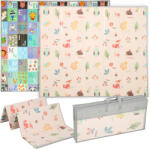 AIYAPLAY Covoraș pentru Copii 0-3 Ani cu Numere și Litere, Suprafață Impermeabilă, din XPE Multicolor, 176.5x148x1 cm | Aosom Romania (431-087V00MX)