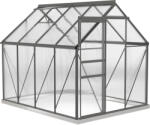 Outsunny Sera Walk-In Aluminiu & Policarbonat - Ventilatie si Jgheab | Aosom Romania (845-540V01CG)