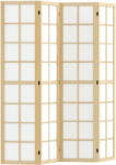 HomCom Paravan cu 4 Panouri Pliabile, Separator de Camere Autoportant, Ecran de Intimitate Interior pentru Sufragerie, Dormitor, 160 x 170cm | Aosom Romania (830-965V01ND)