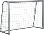 SPORTNOW Poarta de fotbal 6ft x 2ft, Plasa de fotbal pentru gradina cu tarusi de sol, montare rapida si simpla, Poarta pentru antrenament (A62-038V00GY)