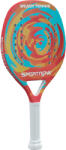 SPORTNOW Rachetă de Padel din Fibră de Carbon, cu Mâner Antiderapant și Geantă de Transport, 28x23 cm, Galben | Aosom Romania (A71-053V00YL)