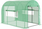 Outsunny Seră tip Tunel Walk-In 300 x 200 cm - Verde | Aosom Romania (845-958V01GN)