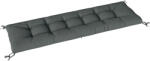 Outsunny Pernă pentru paleți detașabilă Pernă de șezut cu curele Pernă pentru paleți pentru majoritatea șezlongurilor 198x65x13cm Gri închis | Aosom Romania (84G-965V00CG)