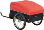 SPORTNOW Remorcă bicicletă 170 litri remorcă de marfă pentru bicicletă cu cuplaj prelată 51 cm roți cu prindere rapidă anvelope cu aer până la 40 kg | Aosom Romania (B71-082V00RD)