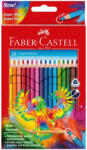 Faber-Castell Creioane colorate triunghiulare ergonomics Faber-Castell FC116514, 18 culori (FC116514)