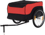 HomCom 65 × 61 × 39 cm Carucior pentru bicicletă - Remorcă pentru bicicletă Roșu/Nero | Aosom Romania (120401-002)
