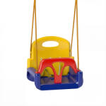 Outsunny Leagăn pentru Copii 3 în 1 de Interior și Exterior, Leagăn de Grădină pentru Bebeluși și Copii 9-36 Luni, Frânghie Reglabilă 120-180 cm și Centură de Siguranță, 42x33x120-180 cm, Albastru | Aosom Roma Leagan