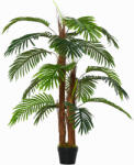 Outsunny Palmier Artificial Inaltime 1, 2 m Copac Artificial Trunchi Ramuri Lichen Frunze Realiste Ghiveci Inclus | Aosom Romania (844-355)