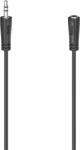 Hama Cablu audio extensie Jack 3.5mm HAMA 205121, 5m, negru (4047443439871)