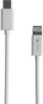 NATEC Prati Lightning / iPhone -> Cablu MFI USB-C 2m Alb (nka-2151)