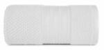 Eurofirany Rosita rizs szerkezetű pamut törölköző jacquard szegéllyel Fehér 50x90 cm (HS425086)