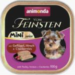 Animonda Vom Feinsten Mini Junior csirkével, vaddal és áfonyával 100g nedves táplálék kiskutyák számára kis fajtákhoz