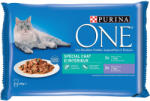 ONE 5x4x85g PURINA ONE Indoor vegyesen nedves macskatáp 4+1 ingyen